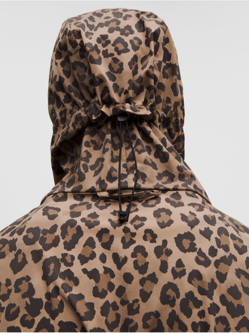LULULEMON Multi Pocket Running Anorak Jacket Cheetah True Leopard Sz Small NWT - Picture 7 of 15